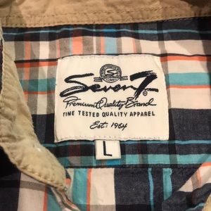 Seven 7 men’s button down shirts.